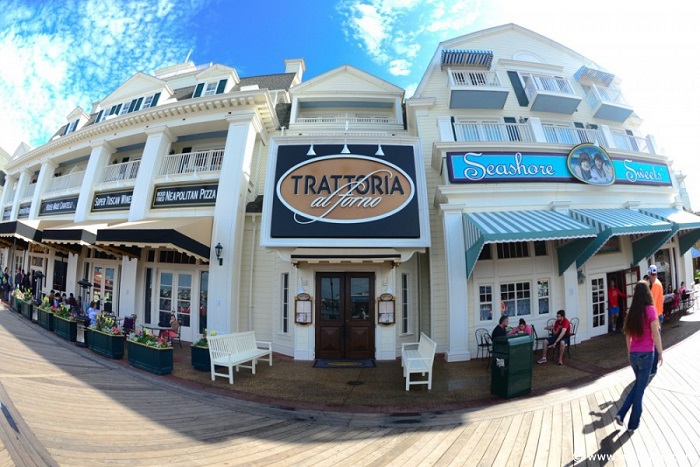 Trattoria Al Forno  - du lịch Disney Boardwalk