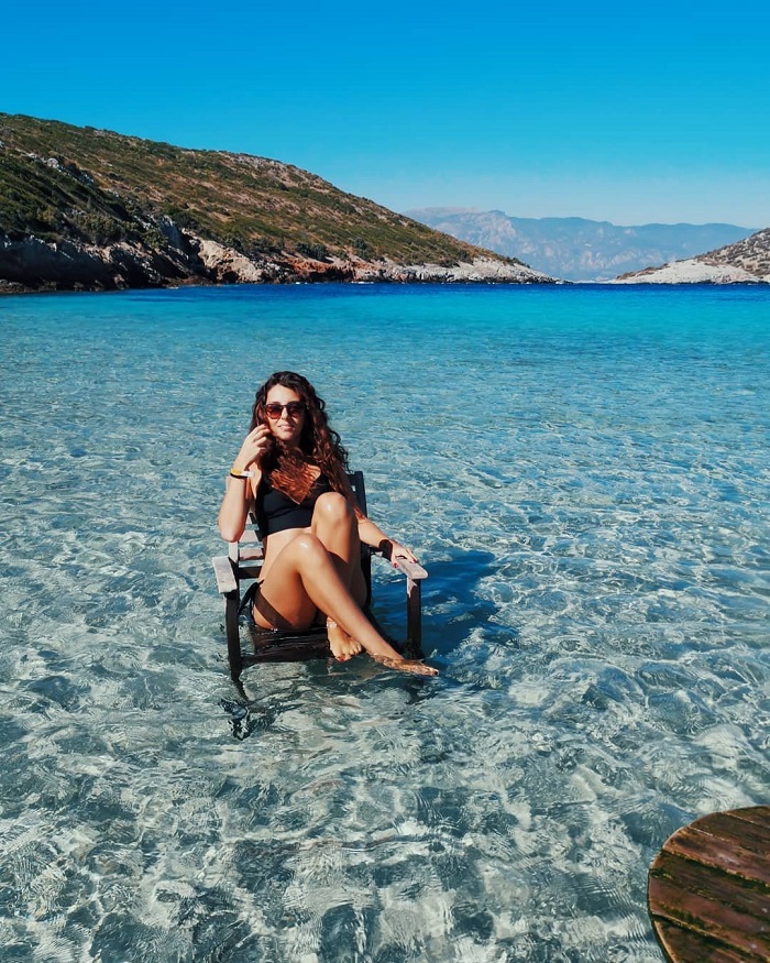 Bãi biển Livadaki - du lịch đảo Samos Hy Lạp