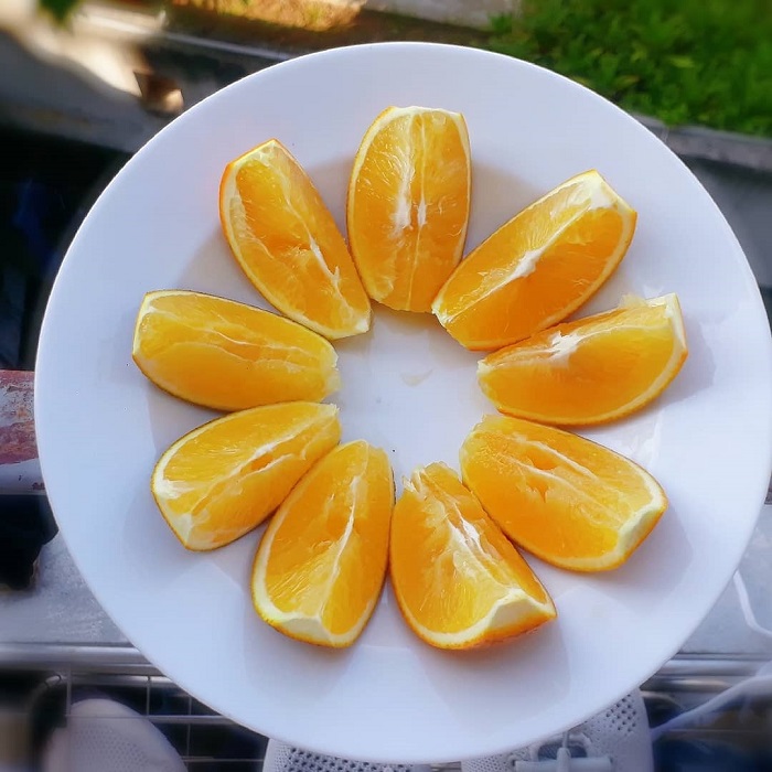 Cao Phong orange is one of the specialty fruits of the North