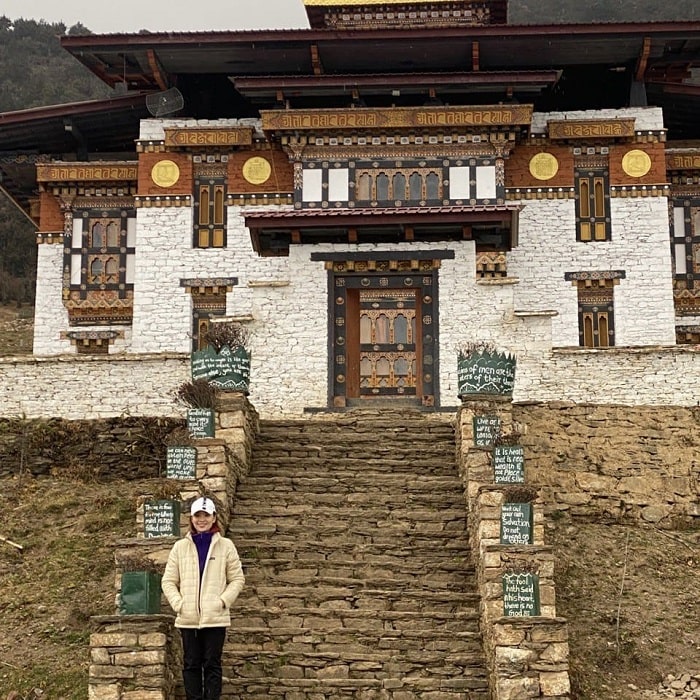 Kiến trúc của tu viện Phajoding Bhutan
