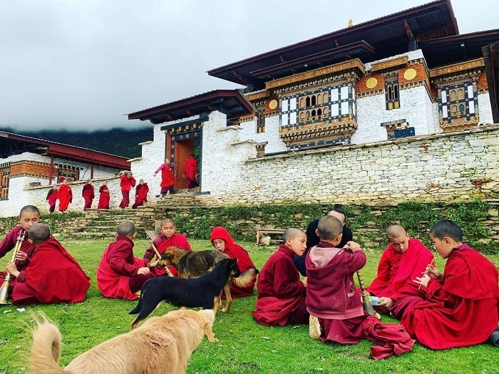 Kiến trúc của tu viện Phajoding Bhutan