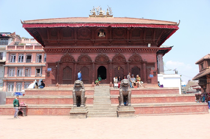 Đền Shiva Parvati là 1 trong những điểm tham quan của Quảng trường Kathmandu Durbar