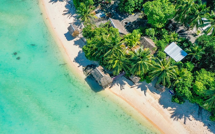 Quốc đảo chỉ một phần nhỏ là đất liền - Du lịch Kiribati 