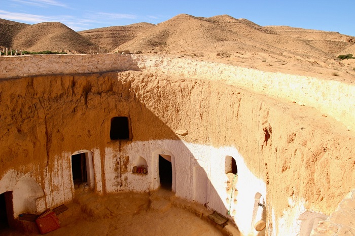 Kiến trúc độc đáo ở làng Matmata Tunisia