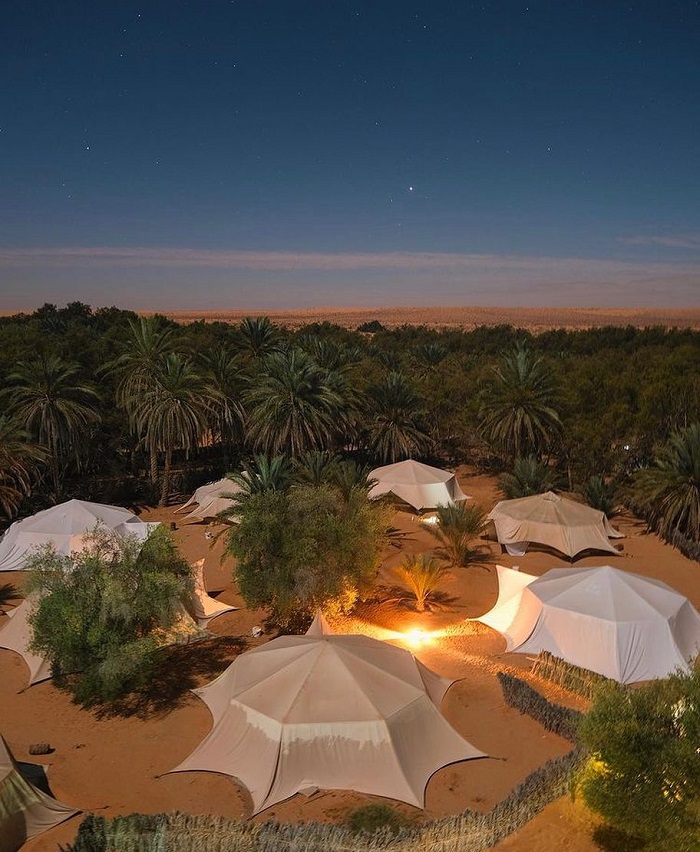 Lựa chọn nơi ở tại sa mạc Ksar Ghilane Tunisia