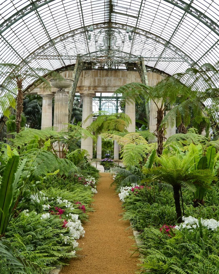 The palm greenhouse và palm pavilion - Nhà kính hoàng gia Laeken Bỉ