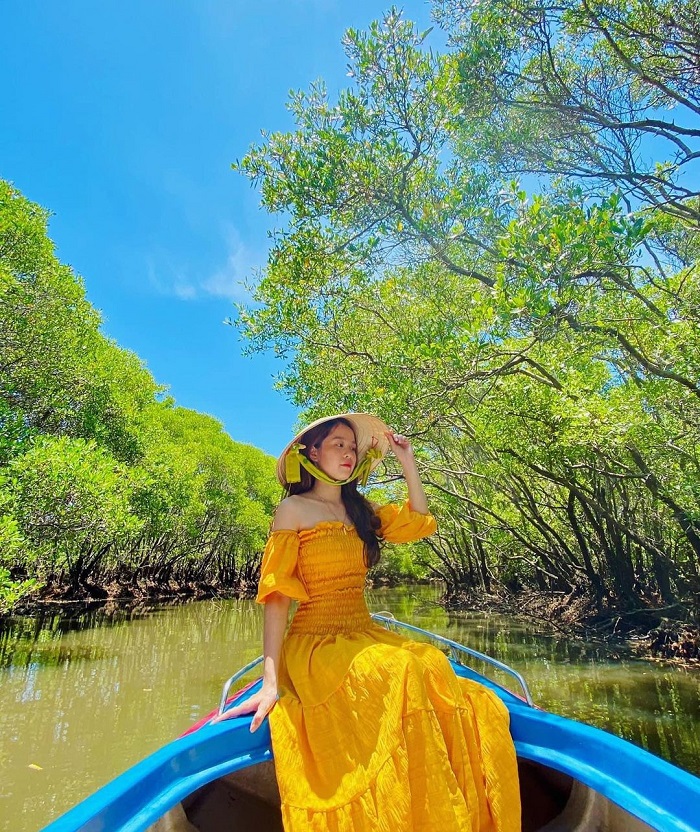 Bàu Cá Cái là rừng ngập mặn ở Việt Nam nổi tiếng