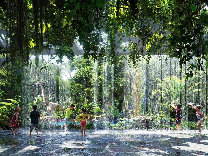 Dự án đưa cả một khu rừng nhiệt đới đến sa mạc - khách sạn rừng nhiệt đới ở Dubai