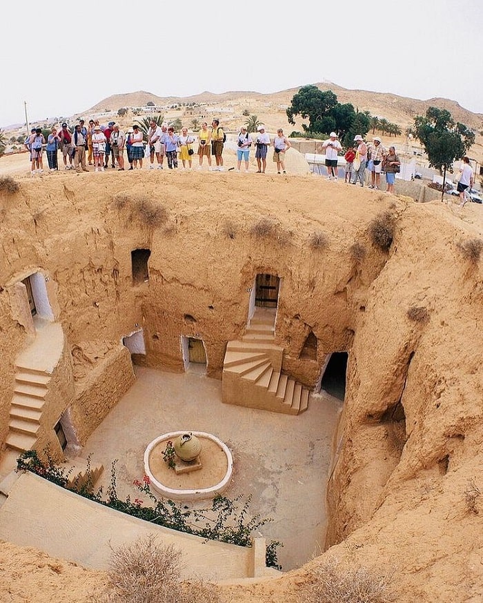 Kiến trúc độc đáo ở làng Matmata Tunisia