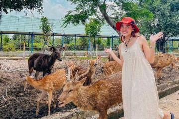 Khám phá thế giới động vật muôn màu tại khu du lịch Mỹ Quỳnh Long An