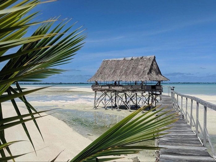 Nhà nghỉ ở Bắc Tarawa - Du lịch Kiribati 