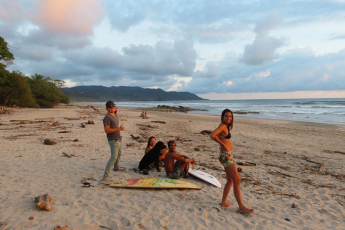 Thư giãn ở bãi biển Malpais Costa Rica