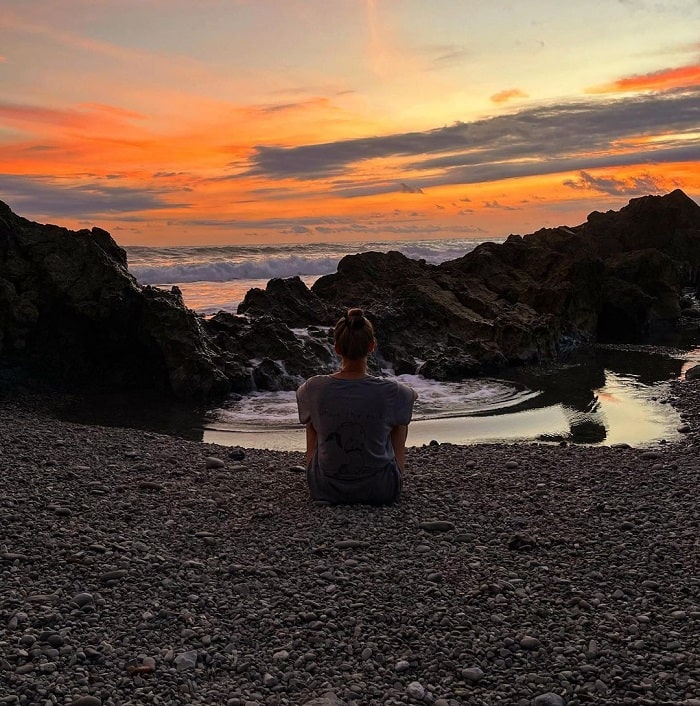 Cảnh sắc ở bãi biển Malpais Costa Rica