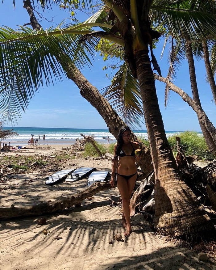 Check in ở bãi biển Malpais Costa Rica