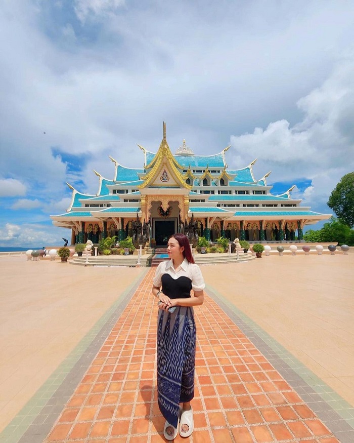 Tịnh xá ở chùa Pa Phu Kon Thái Lan