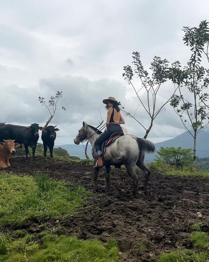 Cưỡi ngựa ở núi lửa Arenal Costa Rica