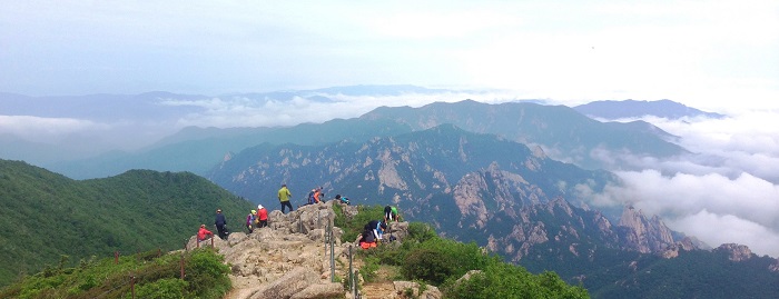 Đỉnh Daecheongbong là tuyến đi bộ đường dài tốt nhất ở vườn quốc gia Seoraksan
