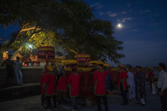 nghi thức lễ hội làng Chuồn