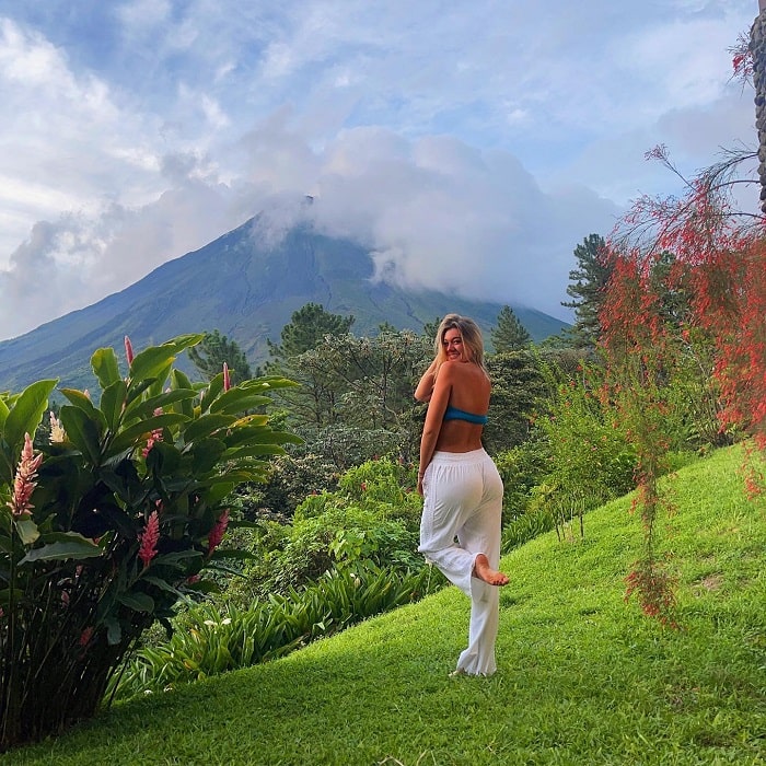Check in núi lửa Arenal Costa Rica