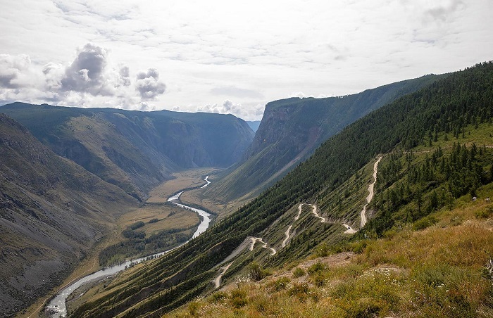 Đèo Katu- Yaryk là điểm tham quan thú vị ở dãy núi Altai