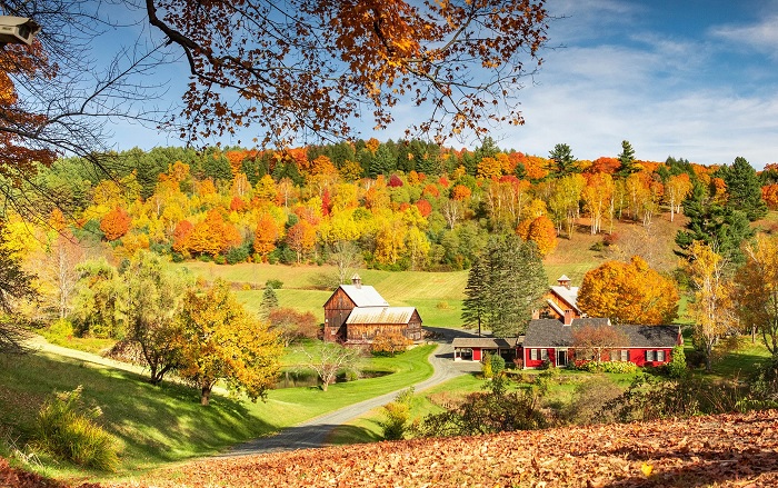 Đồi Blue Hill - địa điểm ngắm mùa thu ở Maine