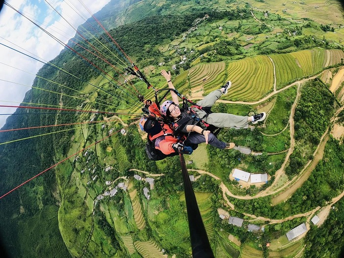 Khau Phạ là con đèo đẹp ở miền Bắc thích hợp nhảy dù vào mùa thu