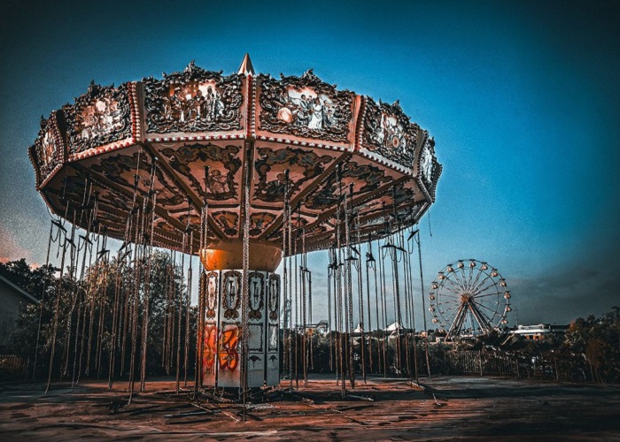 Công viên Six Flags New Orlean là công viên bỏ hoang đẹp trên thế giới mang vẻ đẹp ma mị