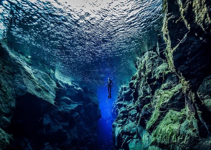 Rãnh Silfra là điểm đến ít người biết ở châu Âu thu hút các thợ lặn