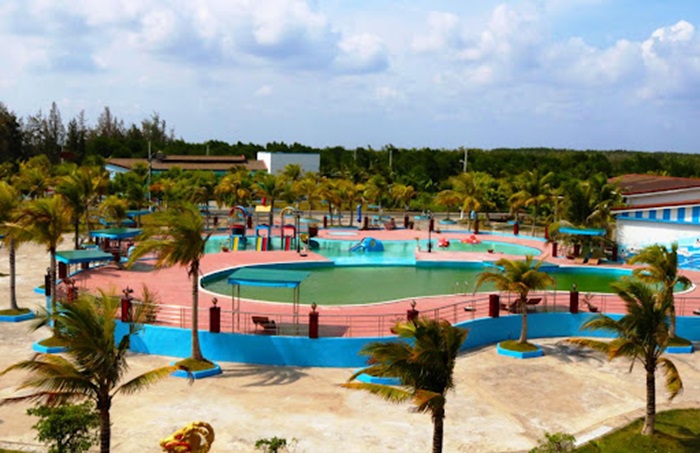 Khu vui chơi ở khu du lịch sinh thái Khai Long Cà Mau 