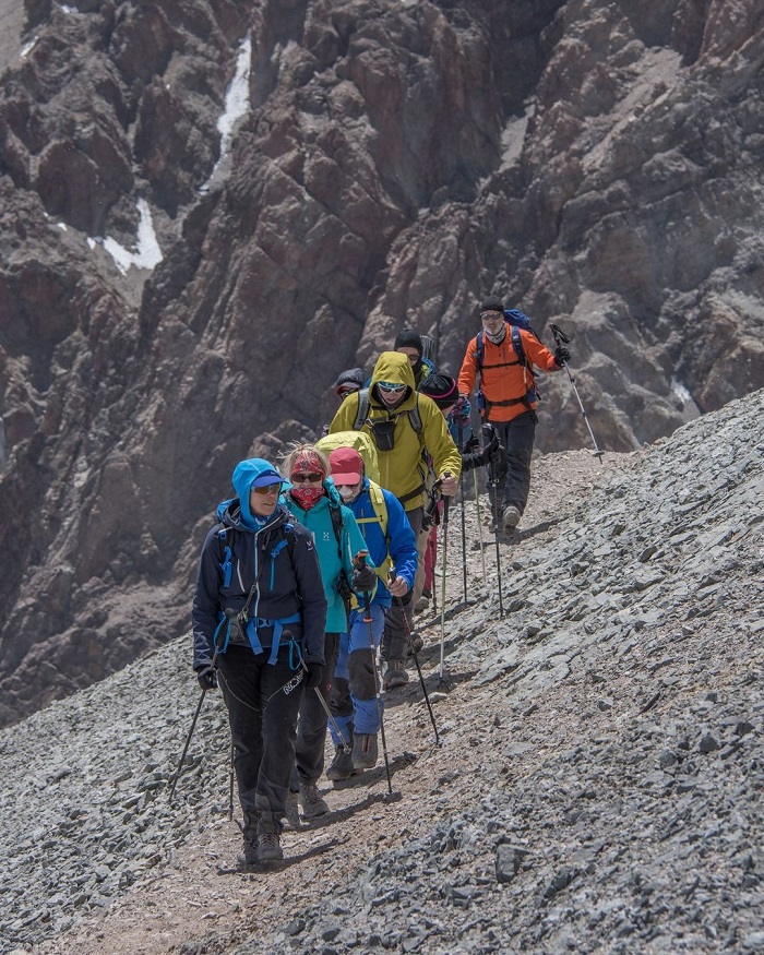 Núi Aconcagua là một trong những ngọn núi đẹp nhất châu Mỹ thích hợp để trekking