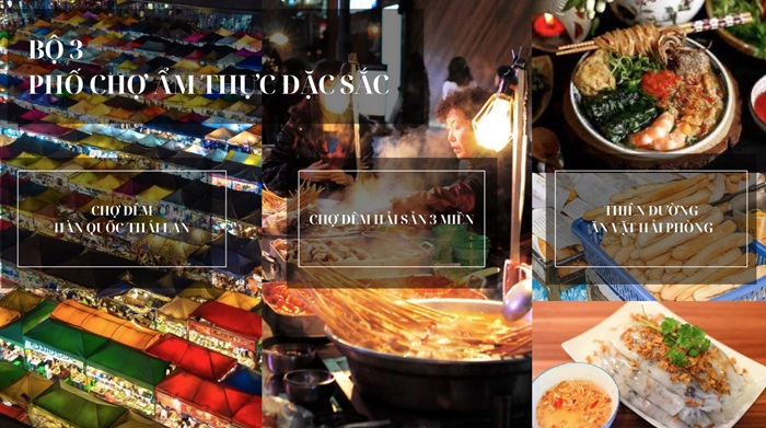 đảo Vũ Yên Hải Phòng - khu ẩm thực