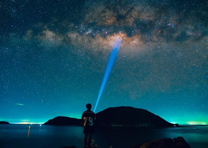 Dải ngân hà lung linh tại địa điểm ngắm sao Côn Đảo