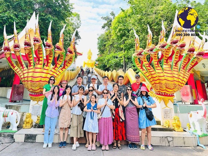 Trải Nghiệm Tour Thái Lan Giá Rẻ Của Pacific Travel - ảnh khách đoàn