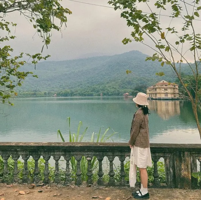 hồ Tiên Sa Ba Vì Hà Nội - khung cảnh