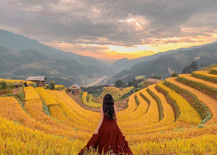 Mẹo nhỏ trong kinh nghiệm du lịch mùa lúa chín để có ảnh đẹp