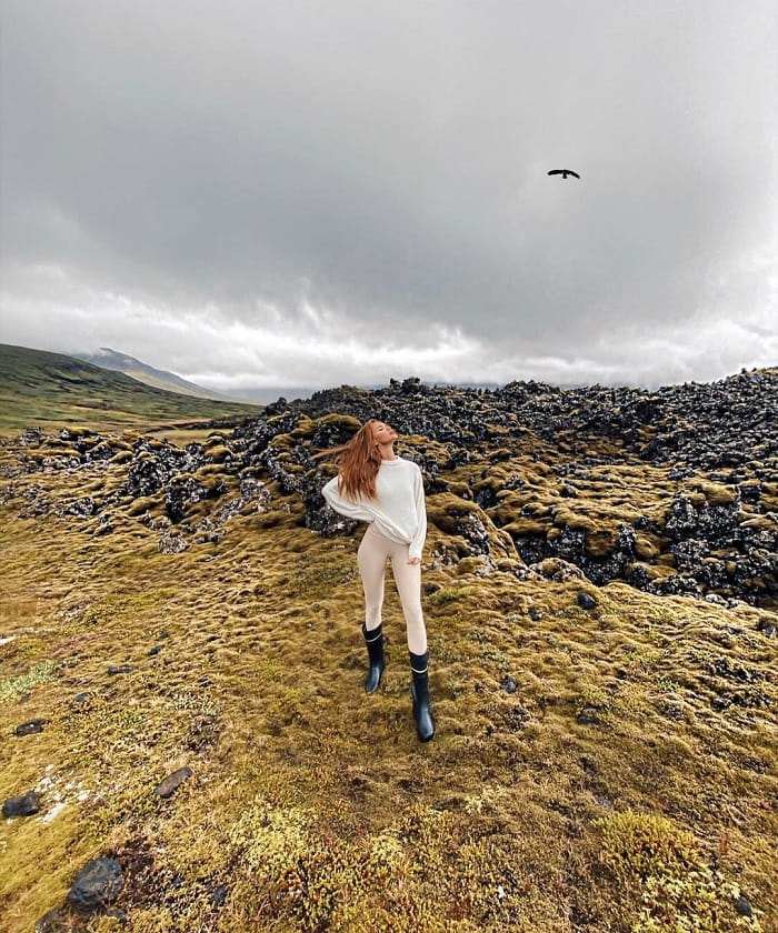Cánh đồng dung nham Berserkjahraun là điểm tham quan hàng đầu trên bán đảo Snaefellsnes Iceland