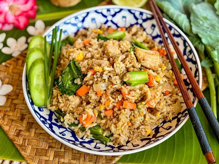 Hương vị cơm chiên Khao Pad Thái Lan