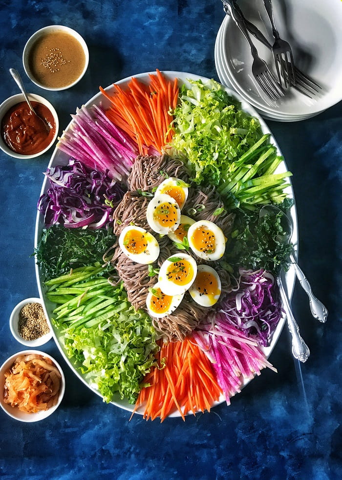 Các loại mì lạnh Hàn Quốc