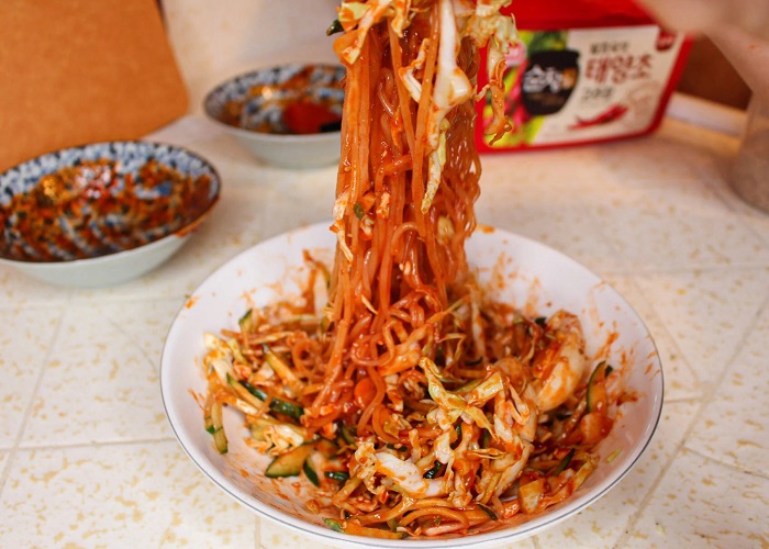 Các loại mì lạnh Hàn Quốc