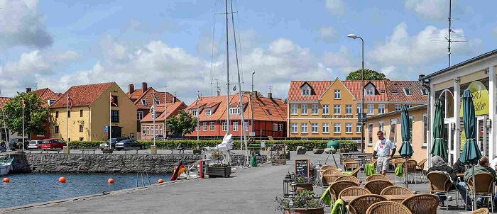 Thị trấn Nexo là điểm tham quan nổi bật ở đảo Bornholm Đan Mạch