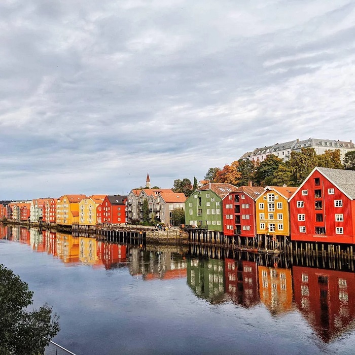 Trondheim là thành phố nổi tiếng ở Na Uy