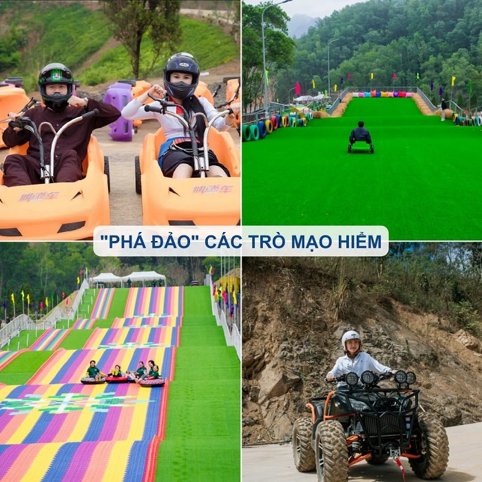 Khu du lịch sinh thái Ngòi Hoa - trò cảm giác mạnh