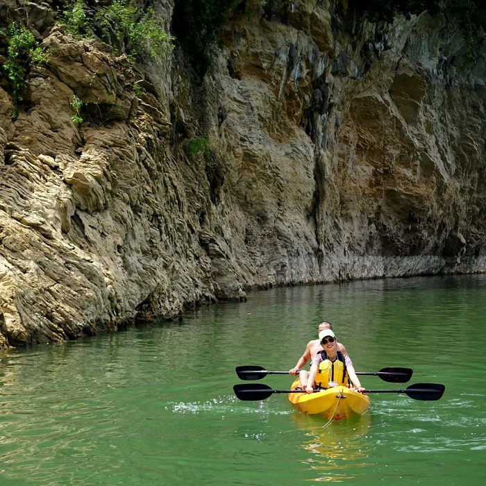 Khu du lịch sinh thái Ngòi Hoa - chèo thuyền kayak