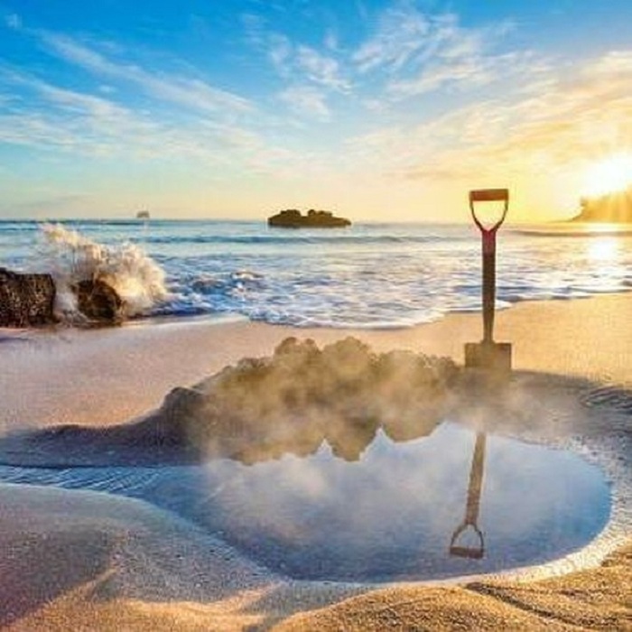 Hot Water Beach – địa điểm tắm nước nóng lý tưởng của New Zealand 