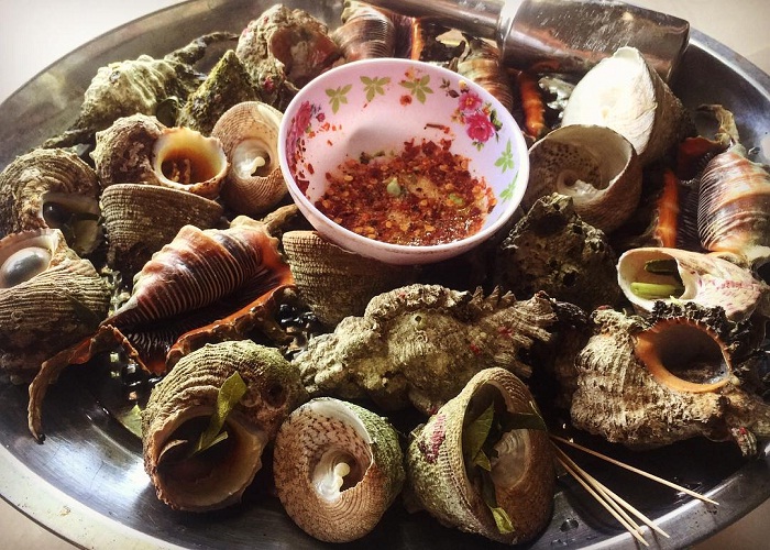 Her snail - a dish that makes up the uniqueness of Con Dao cuisine