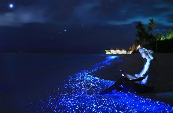 Ngỡ lạc dải ngân hà tại đảo Vaadhoo Maldives