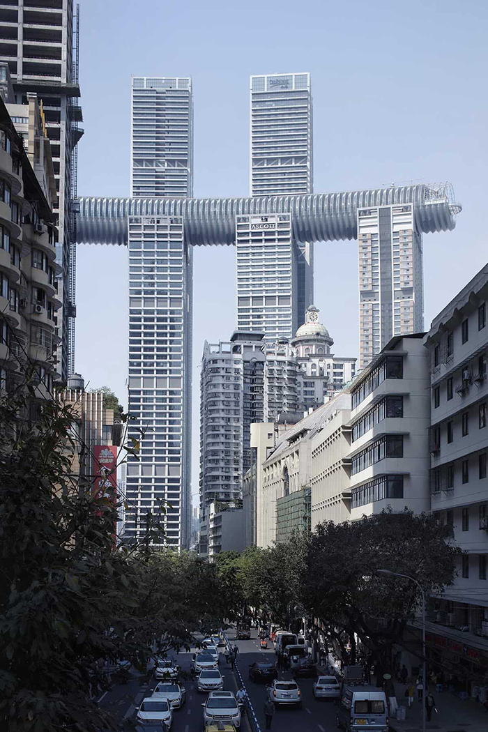 tòa nhà nằm ngang cao nhất thế giới ở Trùng Khánh - 4 trong số 8 tòa tháp