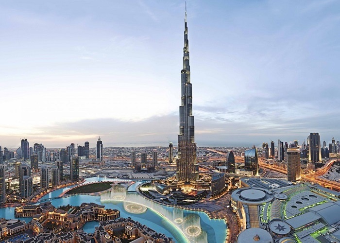  công trình kiến trúc ở Dubai - Burj Khalifa