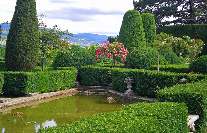 Villa Medici gần Florence - những khu vườn đẹp nhất ở Ý