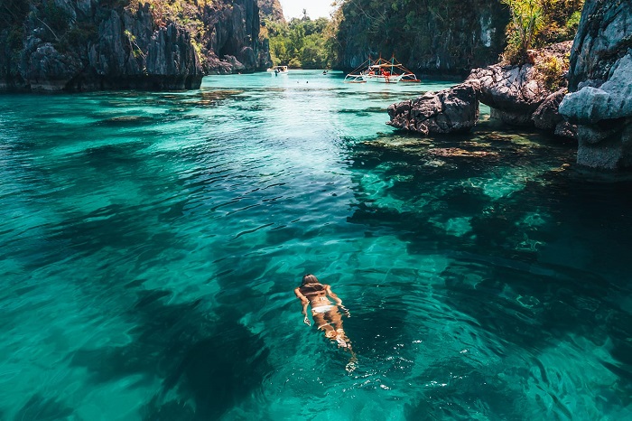 Bơi lội ở Palawan - Nơi có nước xanh nhất thế giới